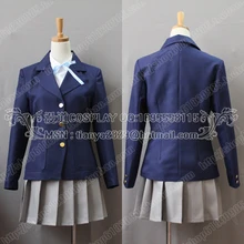 Uniforme Escolar de la Muchacha japonesa K-on Cosplay Del Anime Del Traje de Halloween Mujeres Causal Cosutmes Conjunto Completo