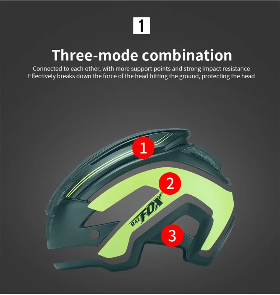 BATFOX bike helmet bat fox mtb cycling helmet integrally-molded women bicycle helmet man road bike mtb casco ciclismo bicicleta