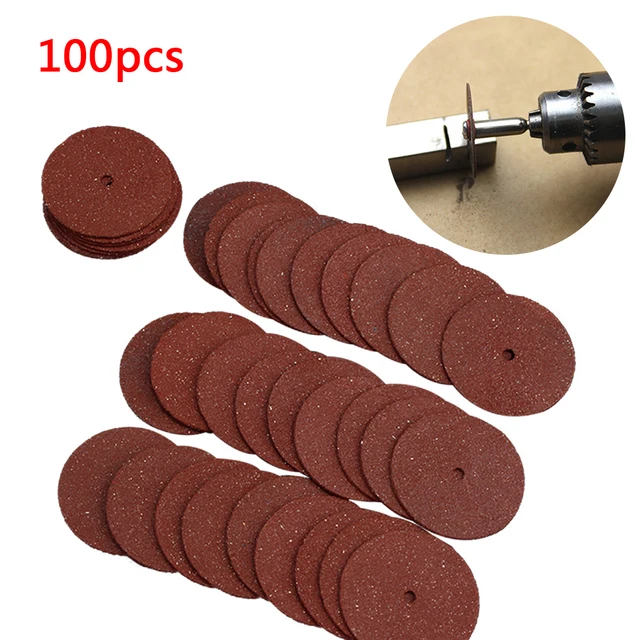 100pcs Dremel Accessories Resin 38mm Polishing Sanding Discs Grinding