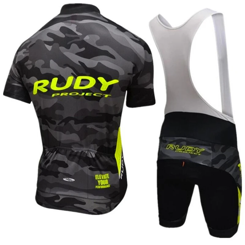 Cycling Jersey Set Summer Men Cycling Set 19D Cushion Racing Bicycle Clothing Suit Breathable Mountain Bike Clothes Sportwears
