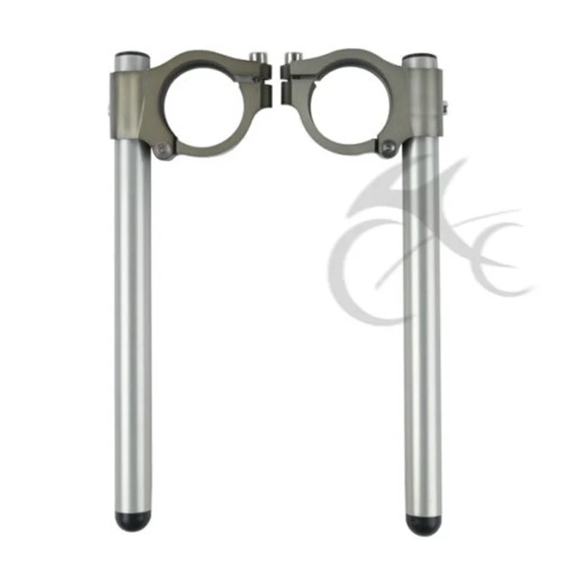 

Motorcycle Titanium 50mm Clip On Handle bars For Suzuki GSXR GSX-R 600 750 1000 TL1000R/S NEW