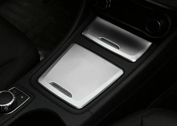 

Car Styling ABS Matte Interior Center Console Storage Ashtray Panel Frame Cover Trim For Mercedes Benz A Class W176 2012-2017