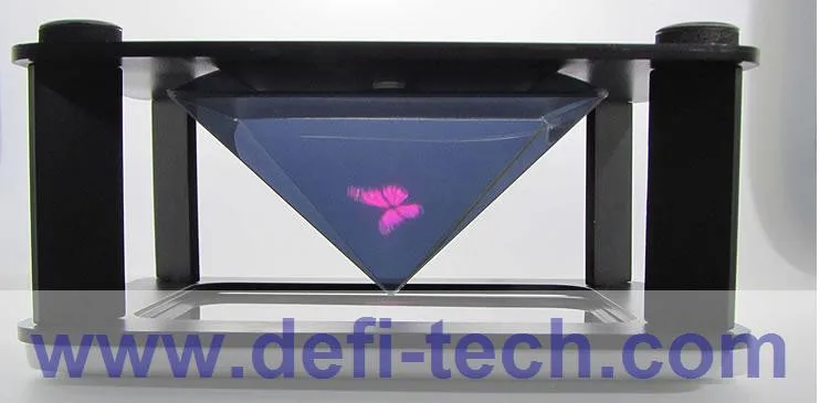 DfLabs DIY 3D голографическая проекция Пирамида костюм для 3," до 5,5" дюймов смартфон Пирамида Голографическая