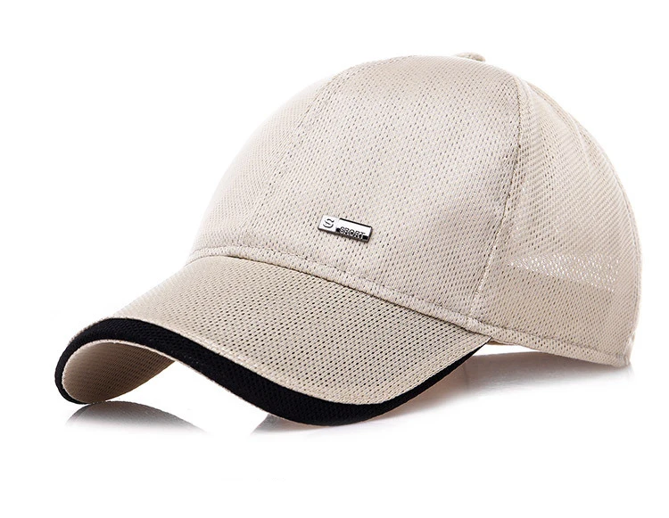 Mesh Baseball Cap Breathable Male Female Hat Quick Dry Net Light Quality Summer Hats | Аксессуары для одежды