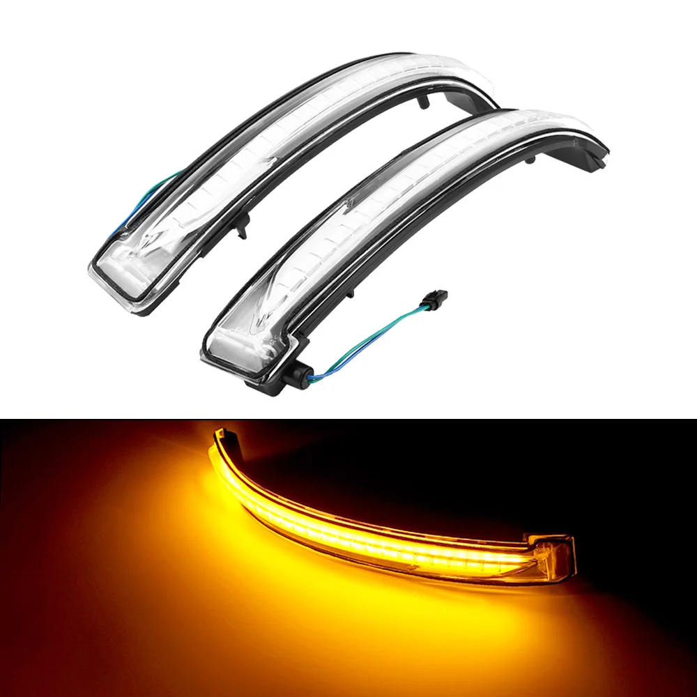 

For Nissan X-Trail T32 Qashqai 14-18 Murano Z52 Juke Navara NP300 side rearview Mirror Dynamic blinker scroll LED Turn Signal