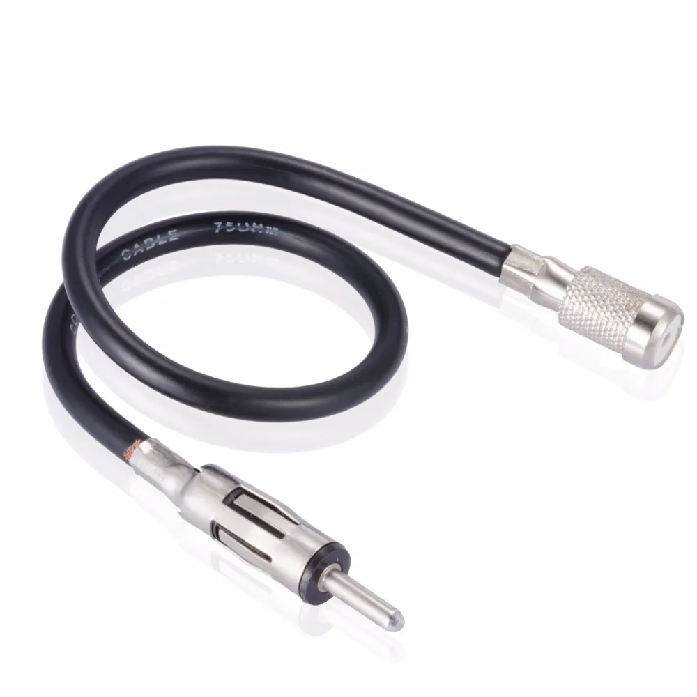 Car Radio/Stereo ISO to DIN Male Aerial Antenna Extension Cable Adaptor