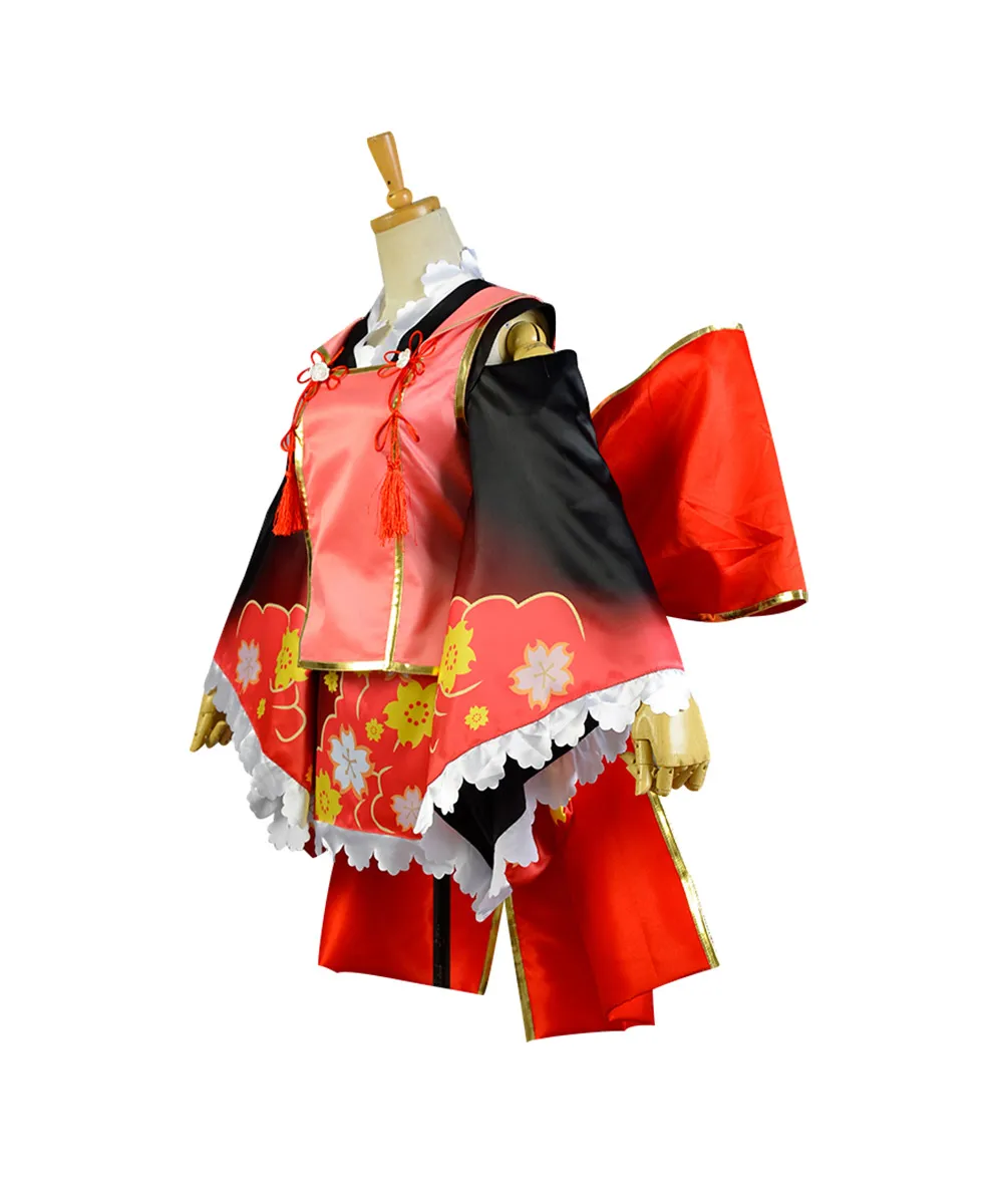 Новое поступление Аниме love Live Косплей костюмы Youkai Arousal Zashiki Warashi Nico Yazawa Кимоно