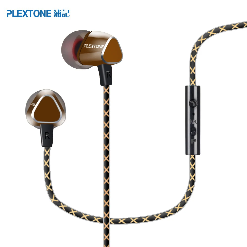 PLEXTONE X36M Earphone HIFI In Ear Shocking Anti noise Headsets with