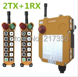 

F24-12S(include 2 transmitter and 1 receiver)/12 channels 1 Speed Hoist crane remote control wireless crane Uting remote control