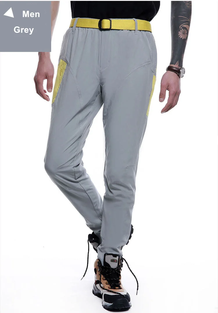 RAY GRACE летние мужские быстросохнущие легкие уличные брюки тонкие дышащие эластичные водонепроницаемые походные брюки походные треккинговые брюки