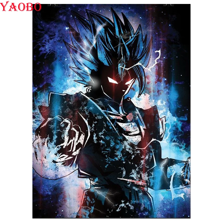 

Dragon Ball Z Diamond Painting Full Square New Arrival DIY 3D Diamond Embroidery Diamond Mosaic Cross Stitch Home Decoration