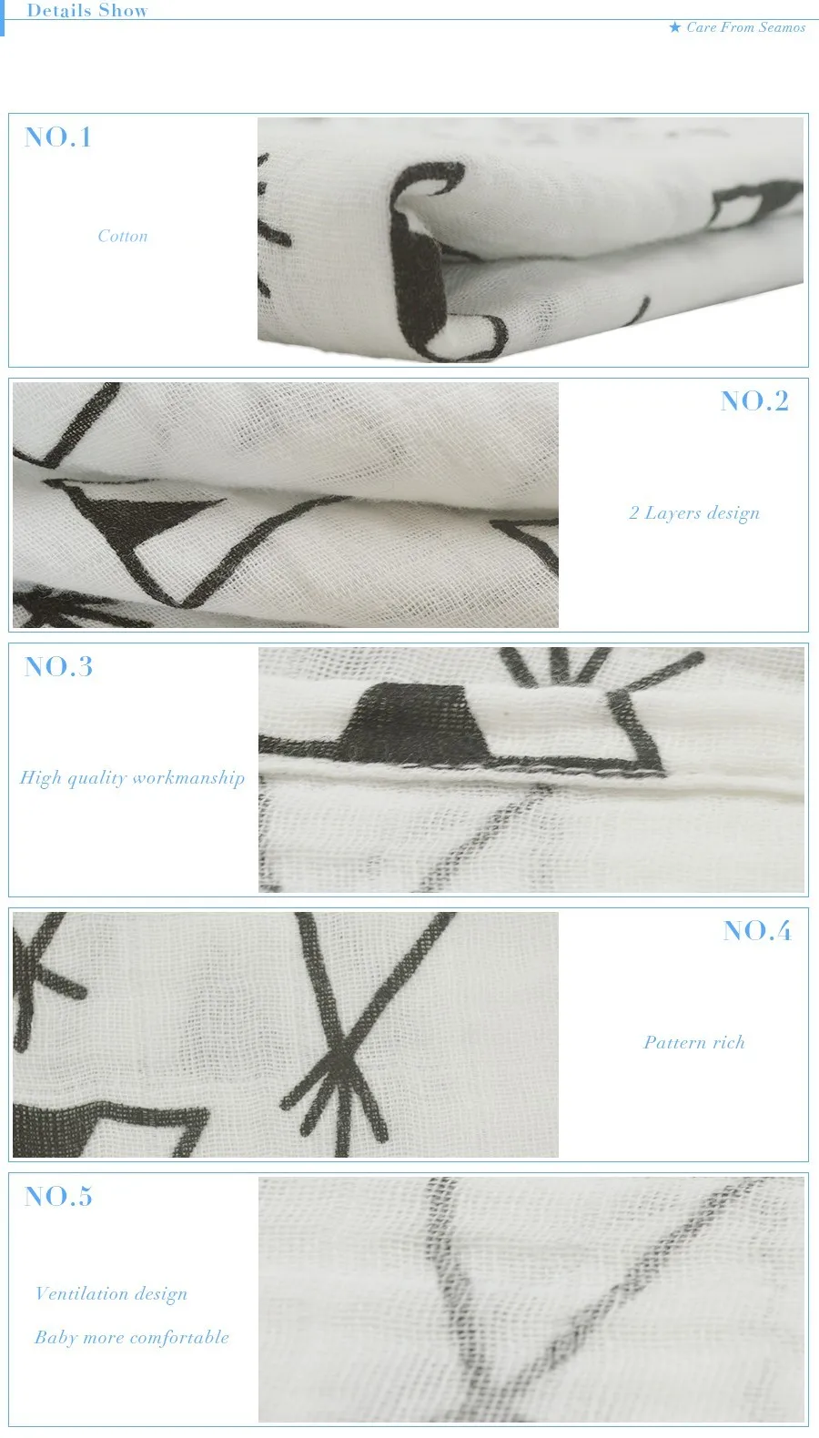 Муслиновые одеяла для новорожденных, хлопковое детское банное полотенце, черно-белое стильное летнее полотенце ZL13