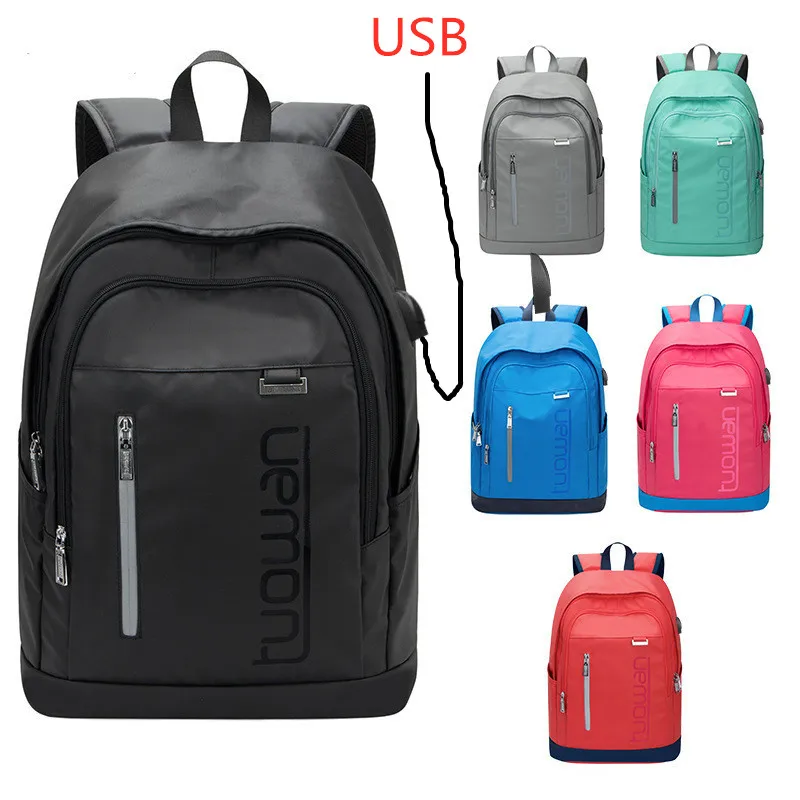 

New Fashion Laptop Backpack for Men and Women in 2019 USB Charged Computer Backpack Random Style Travel Backpack Student Backpac