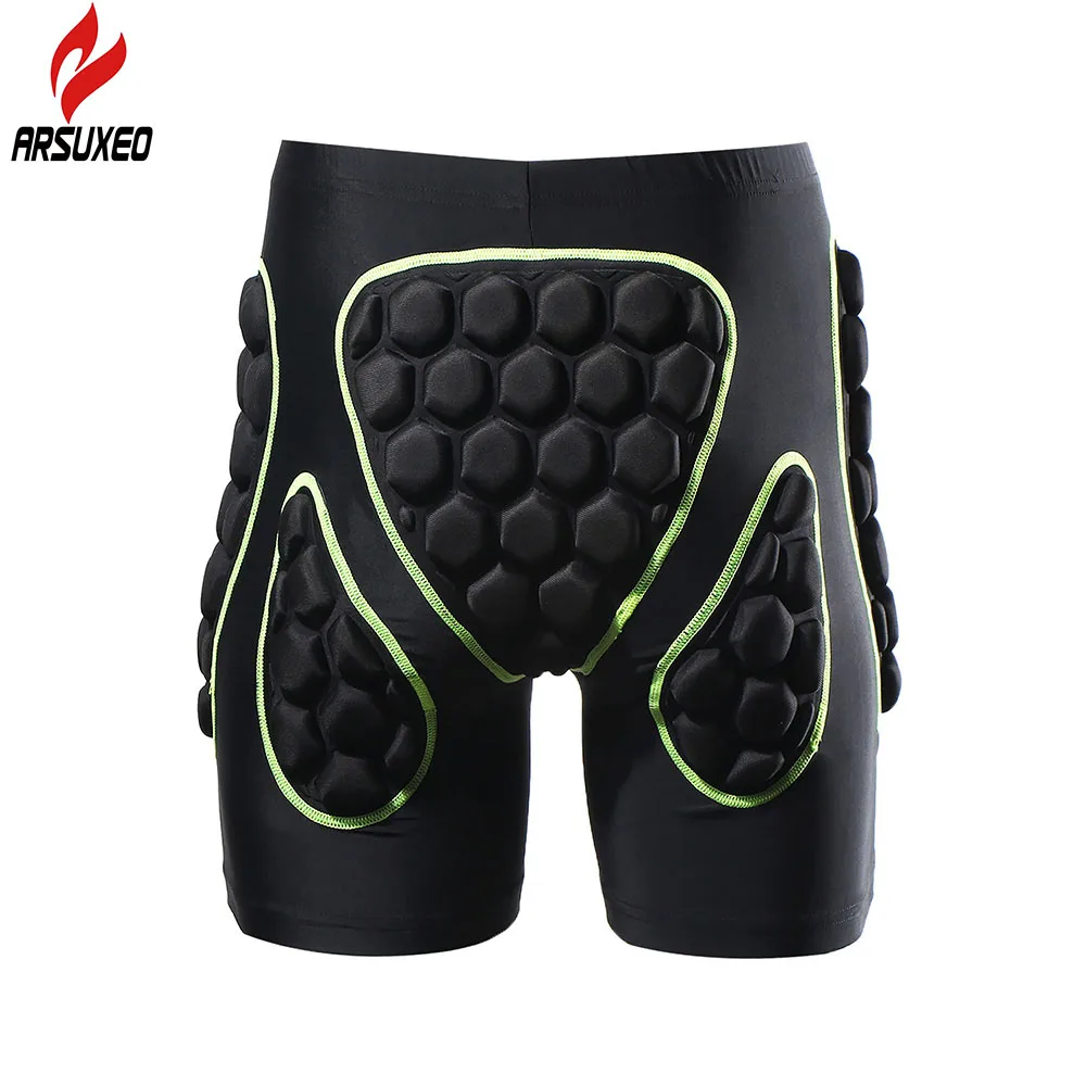 Mens Outdoor Sports Cycling Downhill MTB Shorts Protective Padded