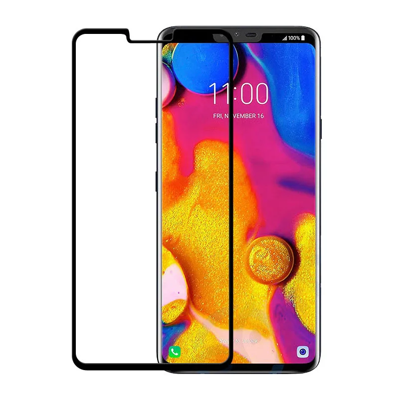 Для LG V40 LGV40 V 40 закаленное Стекло 2.5D 9h полное покрытие для Экран протектор телефон