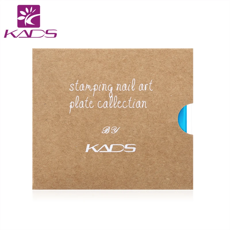 KADS Nail Stamping Plates Flower 013 Summer Lotus Leaf Ripple Image Nail Art Stamp Template Stencil for Nails Manicure 4