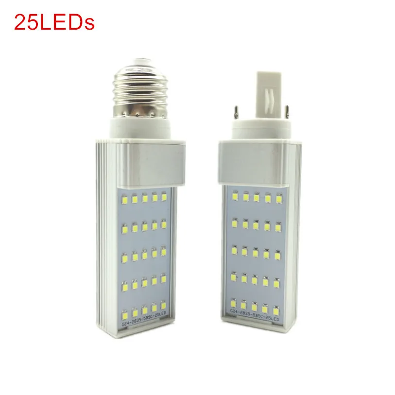 G23/E27/G24 LED Horizontal Bulb 7W 9W 11W 13W 15W 18W LED indoor Spotlight AC85-265V Warm White LED Bulb lamps