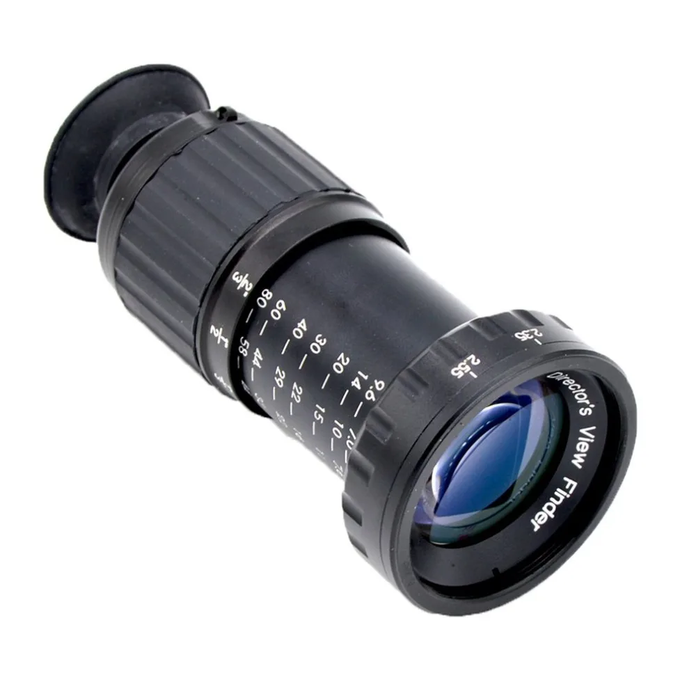 Professional Small Size Director's Metal HD Viewfinder Portable Aluminum 11X Zoom Micro Director