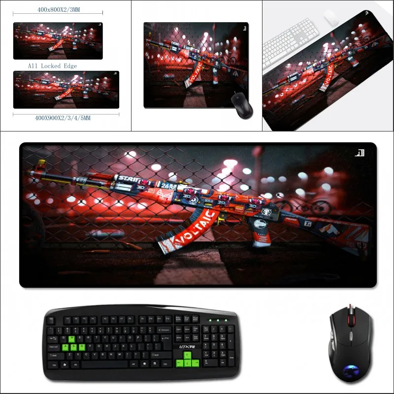 

Mairuige Counter Strike Global Offensive Hot Game Pattern Mousepad Cs Go Pc Computer Keyboard Table Mouse Pad Mat Big Size
