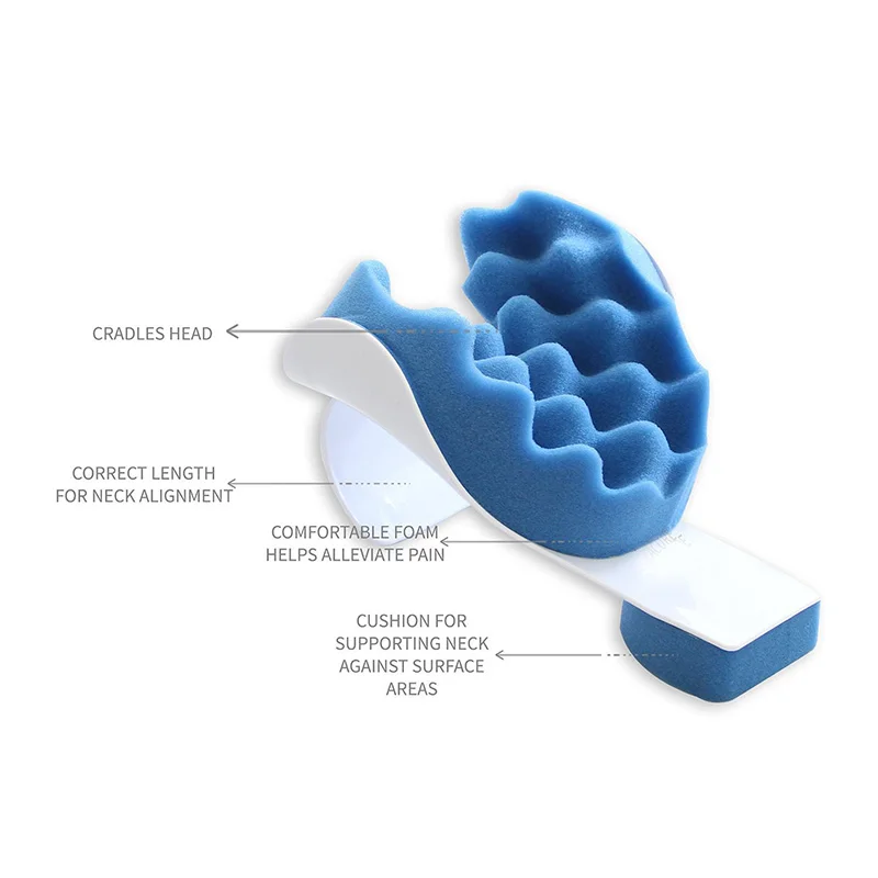 Шеи и плеча релаксационная подушка для ортопедического облегчения шеи и поддержки плеча верхней части позвоночника свободные Боли массаж тяги