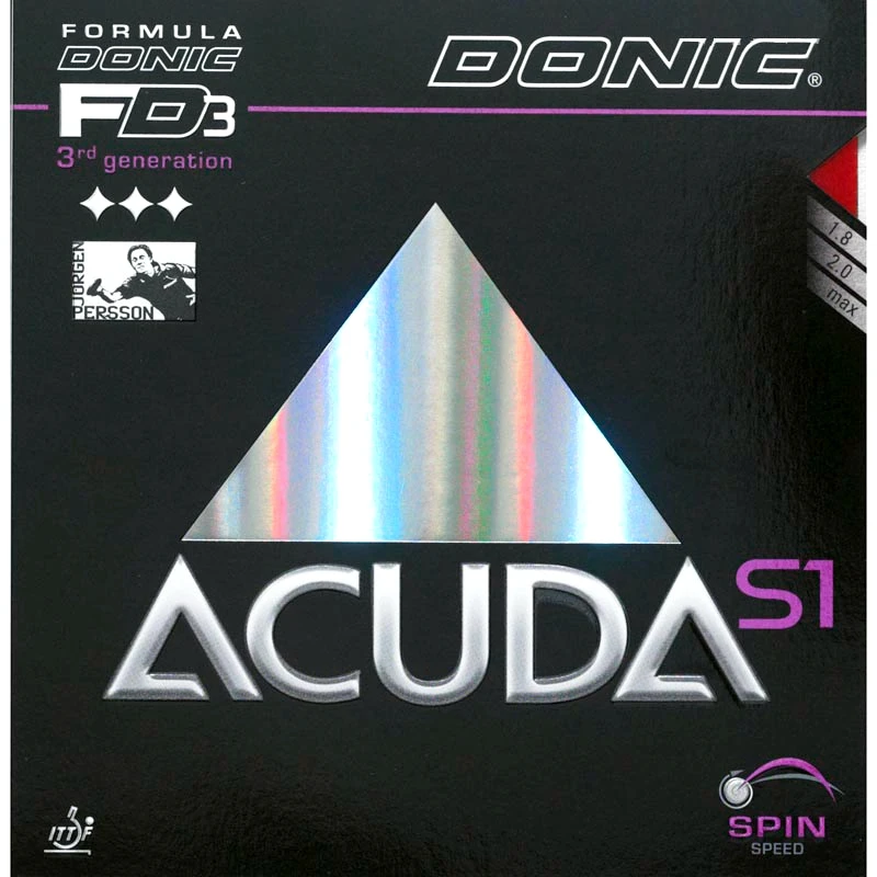 

Donic Acuda S1 S2 S3 Table Tennis Rubber Pimples In With Ping Pong Sponge Tenis De Mesa