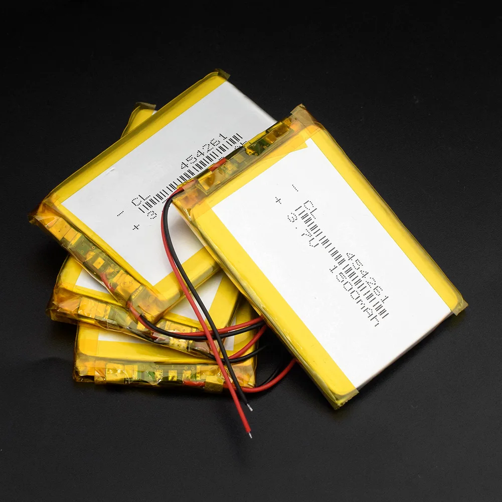 

3.7V 1500mAh 454261 Lithium Polymer Li-Po Rechargeable Battery power For Mp4 GPS PSP camera tablet power bank electronic part