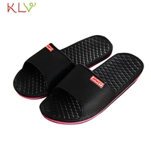 Мужская обувь однотонные Тапочки для ванной, на плоской подошве, летние сандалии для дома и улицы тапочки Повседневное Для мужчин; нескользящие Вьетнамки; пляжная обувь; большие размеры 41-44 18Dec