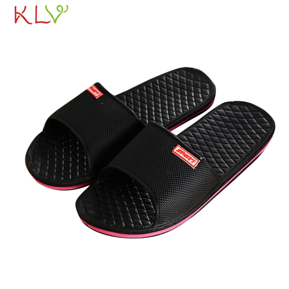 

Men Shoes Solid Flat Bath Slippers Summer Sandals Indoor Outdoor Slippers Casual Men Non-Slip Flip Flops Beach Shoes 41-44 18Dec