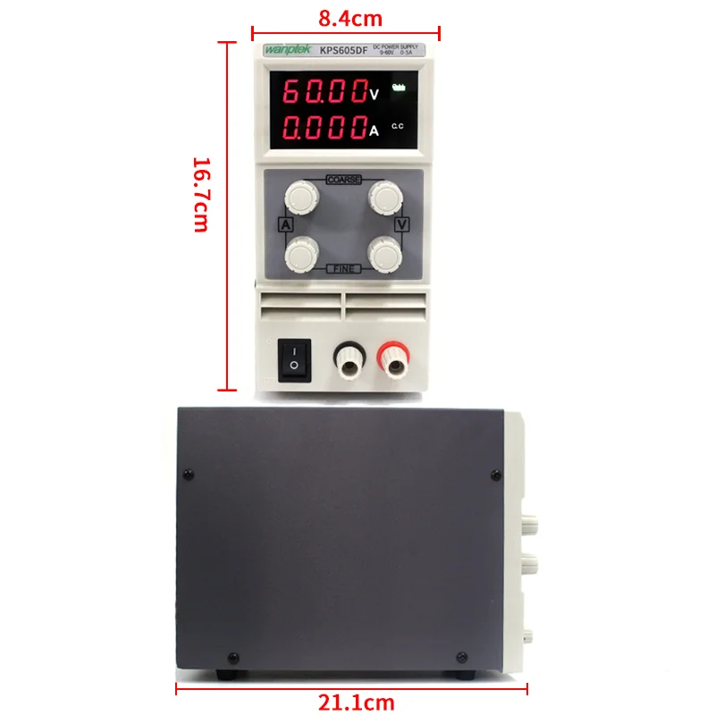 Источник питания постоянного тока KPS Регулируемый Импульсный регулируемый источник питания цифровой с аллигатором Leads лабораторное оборудование 110 В/220 В
