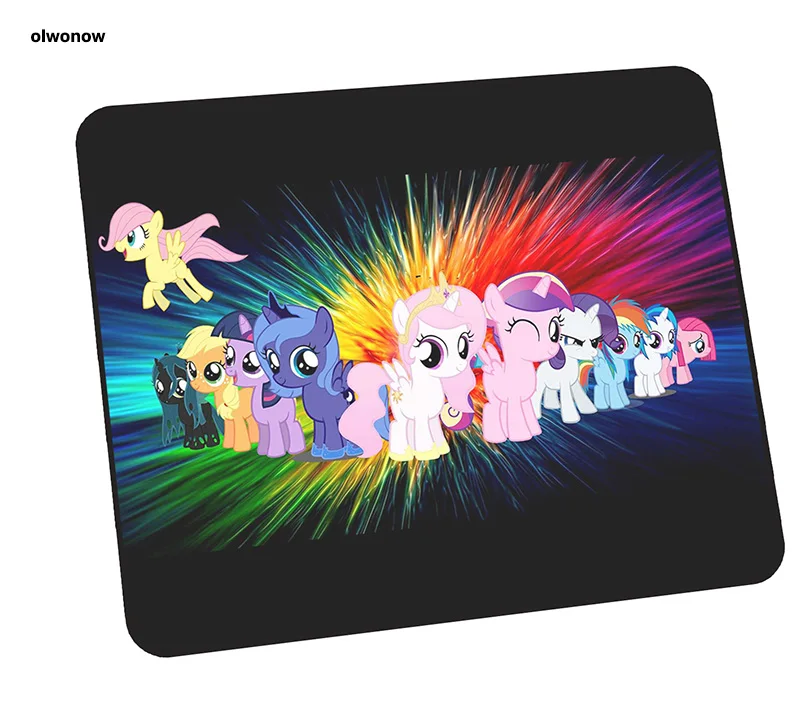 

my little pony pad mouse present computer gamer mouse pad 24x20cm padmouse Birthday mousepad ergonomic gadget office desk mats