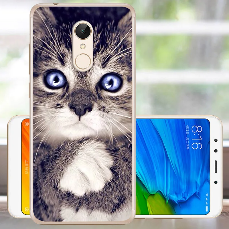 FANATU Soft TPU Xiaomi Redmi 5 Plus Case Silicon Cover Painted Back Bumper Redmi 5 Plus Cover Case Xiaomi Redmi 5 Plus 5.99