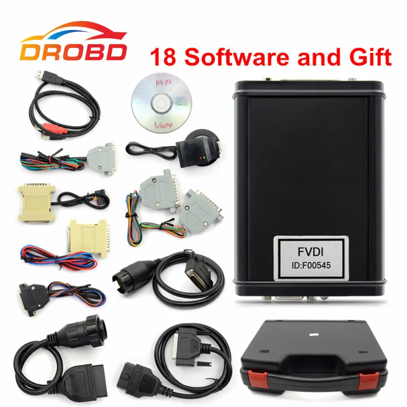 

2018 New Arrival No Time Limited FVDI Full Version FVDI ABRITES Commander (Including 18 Software) FVDI Diagnostic Tool Scanner