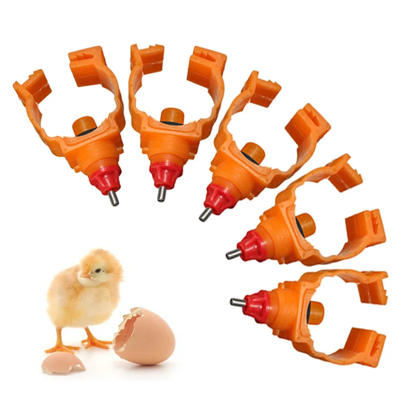 10pcs Automatic Poultry Water Nipple Safe Useful Drinker Feeder