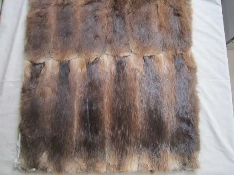 Коврик из натурального меха норки/меховое одеяло
