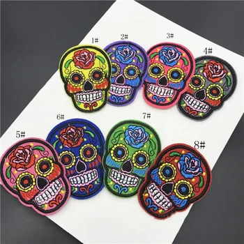 

Wholesale 20pcs 5*7cm Embroidered Sewing On Patch Iron-On Patch Stickers For Clothes Sewing Fabric Applique Supplies YH166