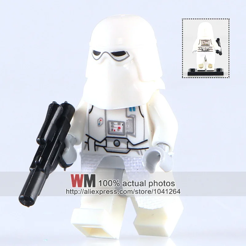 

Building Blocks Single Sale PG703 Snowtrooper Action Luke Skywalker Skiff Escape Toy PG8050