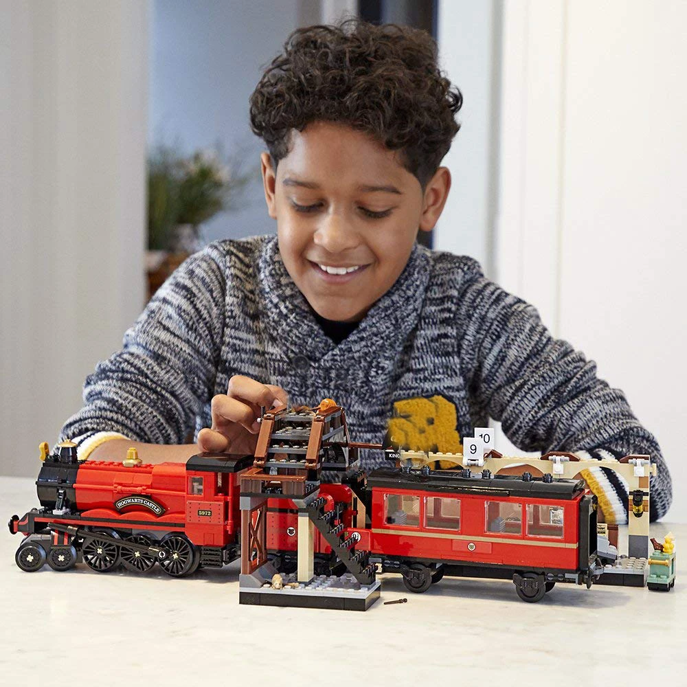 Хогвартс Экспресс поезд Строительный набор блоки игрушки для детей