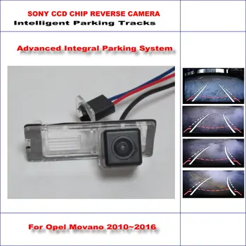 

Rear Camera For Opel Movano 2010~2016 Intelligent Parking Tracks Backup Reverse / 580 TV Lines Dynamic Guidance Tragectory