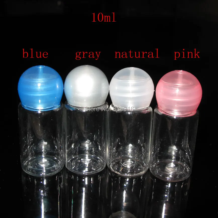 10ml travel Mini plastic bottles for cosmetic packaging ,sample