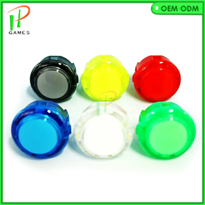 

10pcs/lot original OBSC-24 Sanwa Push Button transparent Push button clear 24mm push button