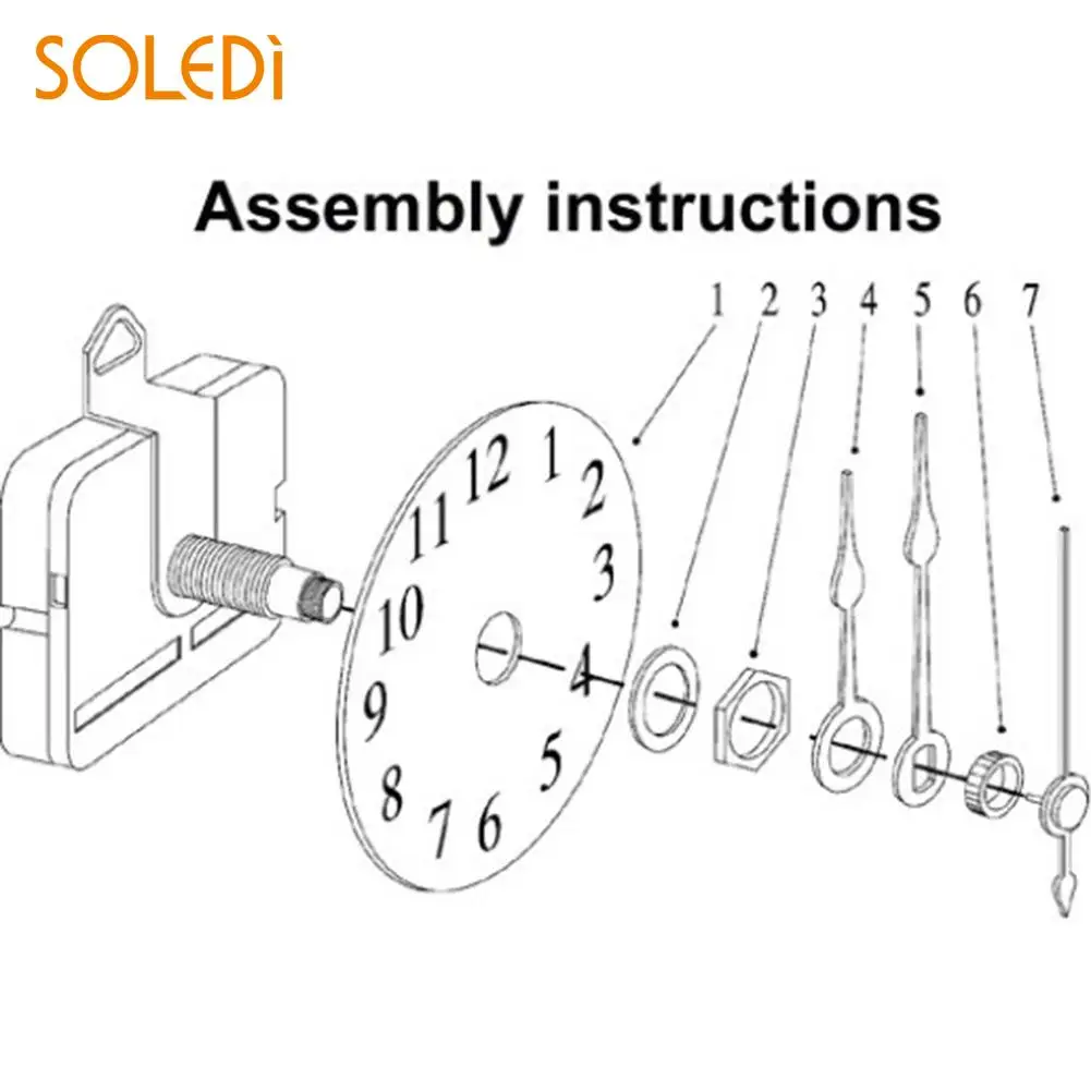 

Useful Clock Movement Replacement Drop Shipping Tool with White Hands