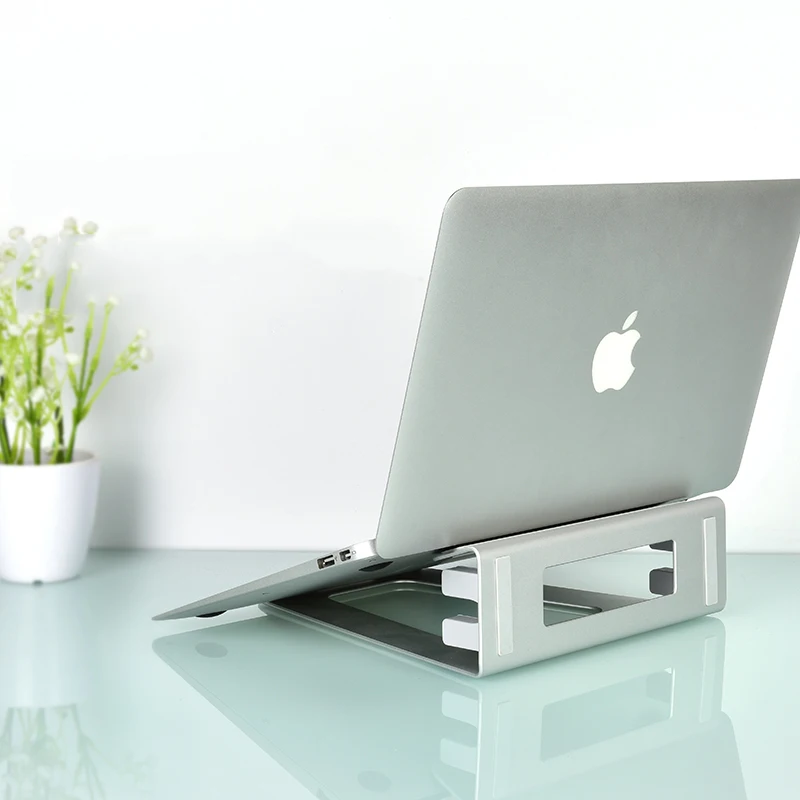 Металлический алюминиевый сплав ноутбук подставка держатель для Macbook Air Pro Портативный 2 в 1 стол Вертикальная Горизонтальная Подставка для планшета
