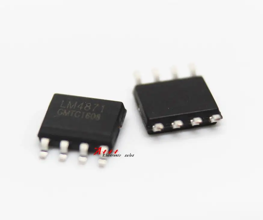 100 шт. Бесплатная доставка новинка LM4871 LM4871T LM4871MX SOP-8 | Электронные компоненты и