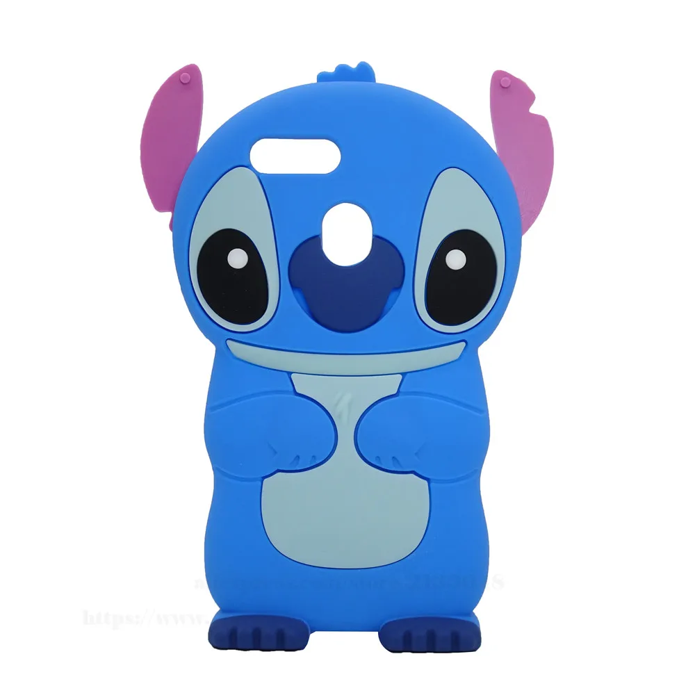 

Case For 6.2" For OPPO A7 Case OPPO AX7 Case Cute 3D Cartoon Stitch Silicon Cover For OPPO AX7 AX 7 A X7 CPH1901 Case coque