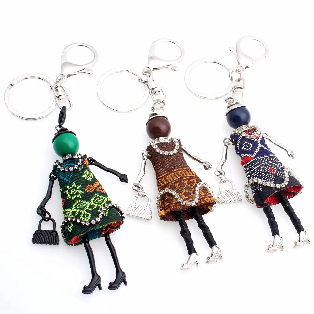 Buy Doll Keychain Handmade Cute Multicolor keychain