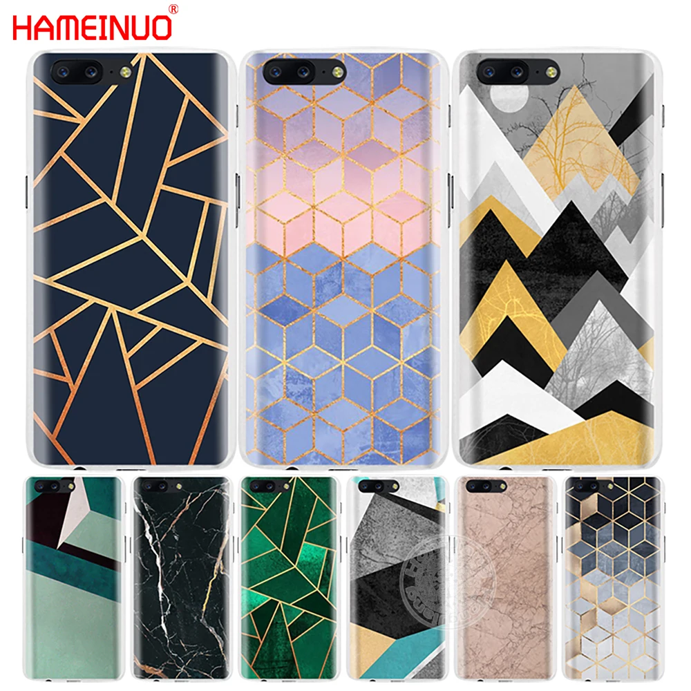 

HAMEINUO Marble Line Luxury cover phone case for Oneplus one plus 5T 5 3 3t 2 X A3000 A5000