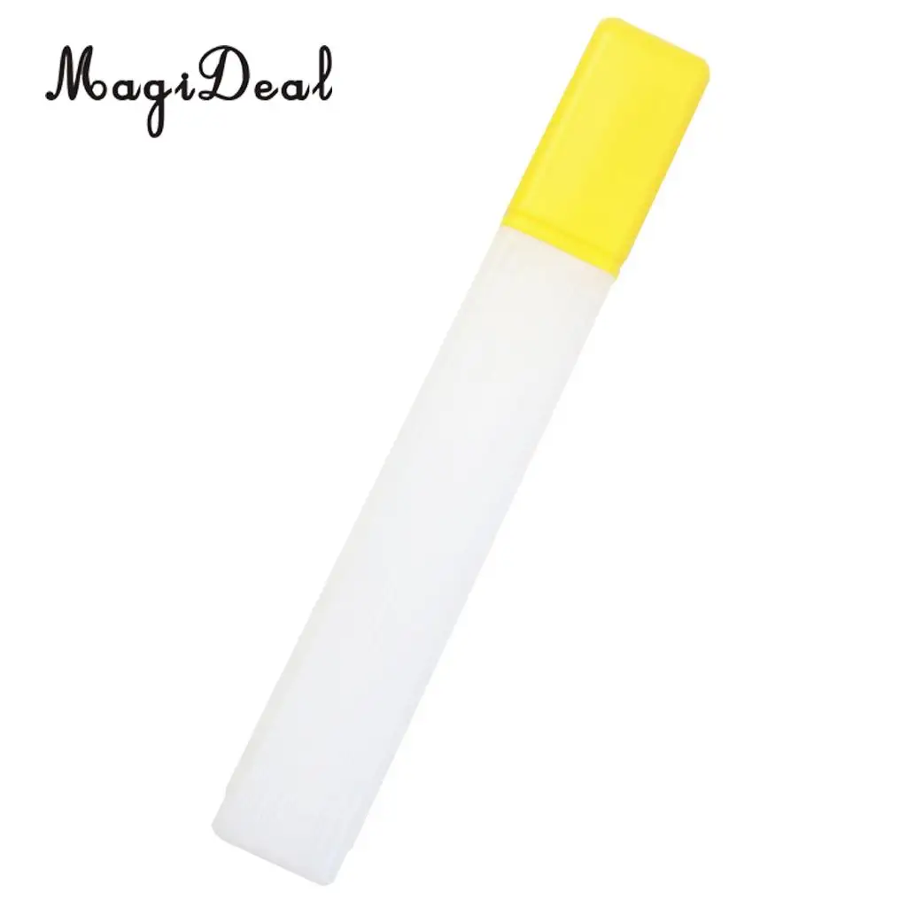 41x6cm Plastic Clear Knitting Needle Crochet Hook Tube Case Holder Storage Case 