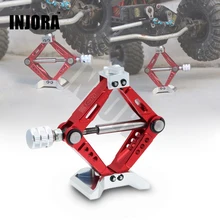 INJORA RC Car 1:10 Scale Adjustable Metal Scissor Jack Tool for RC Crawler Axial SCX10 Traxxas TRX4 Tamiya CC01 RC4WD D90