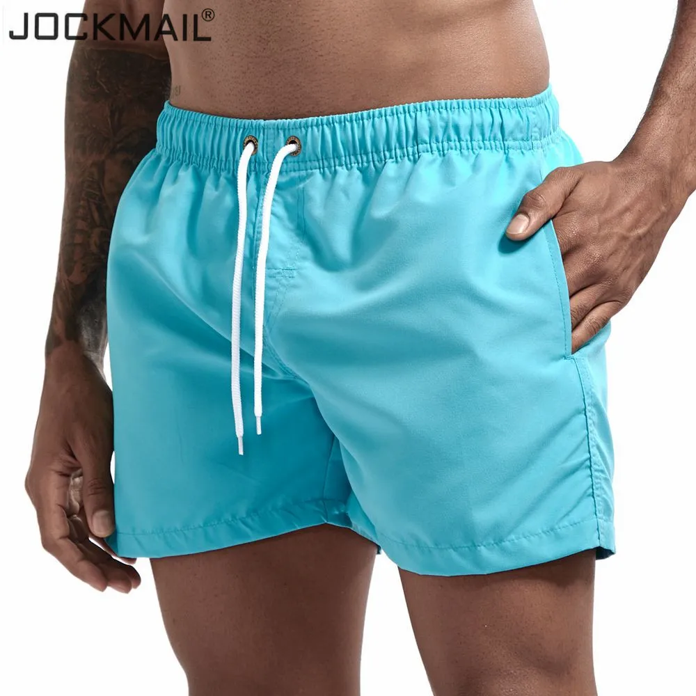 Шорты JOCKMAIL мужские быстросохнущие пляжные плавки с карманами для серфинга