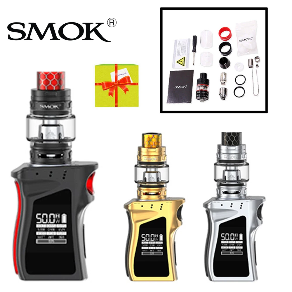 

Original SMOK Mag Baby Kit 50W Power 4.5ml TFV12 Baby Prince Tank M2 Q2 Coil 1600mah Vaporizer Electronic Cigarette Vape Kit